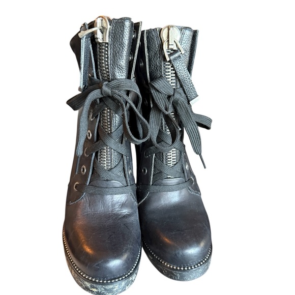 Gwen Stefani L.A.M.B. Discontinued Dayton Motorcycle Boots – Women’s Size 7.5 - Picture 9 of 15